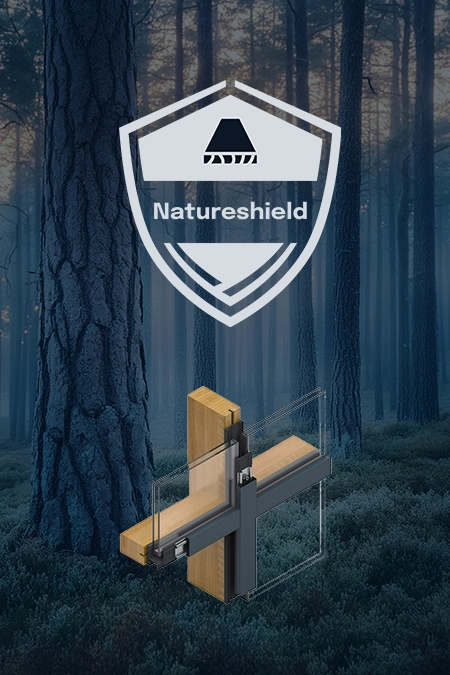 Fasader i aluminium - stålfasader - glasfasader - aluminiumfasader- träfasader-NATURESHIELD