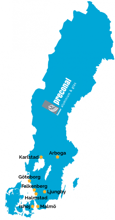 Sverige+Danmark lokationer Sverige+Danmark lokationer